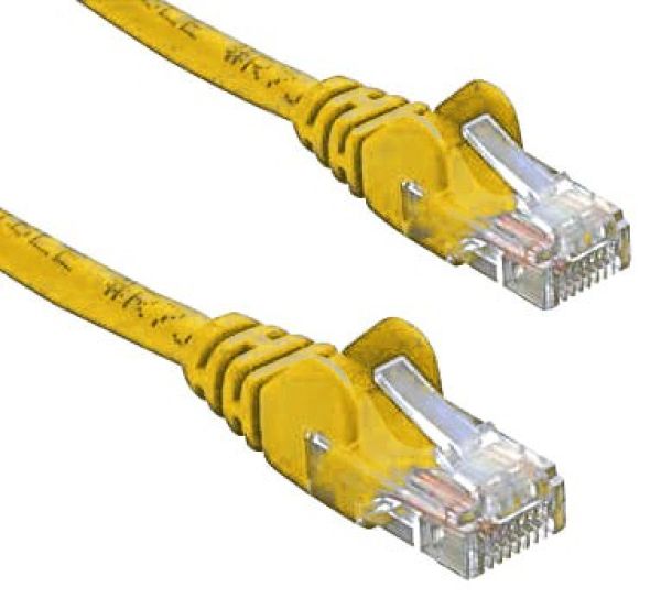 8WARE Cat5e UTP Ethernet Cable 1m Yellow