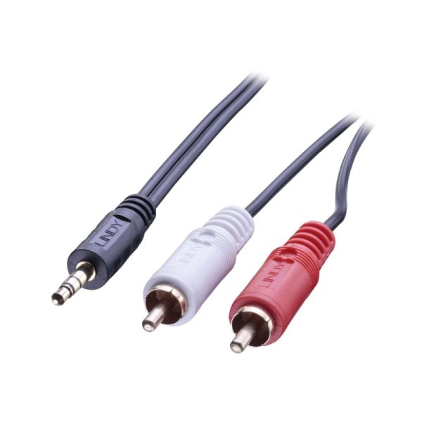 LINDY 1m 3.5mm-RCA Audio