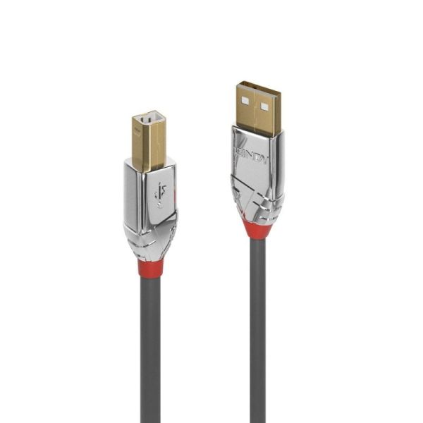 LINDY 2m USB2 A-B Cable Cromo Line