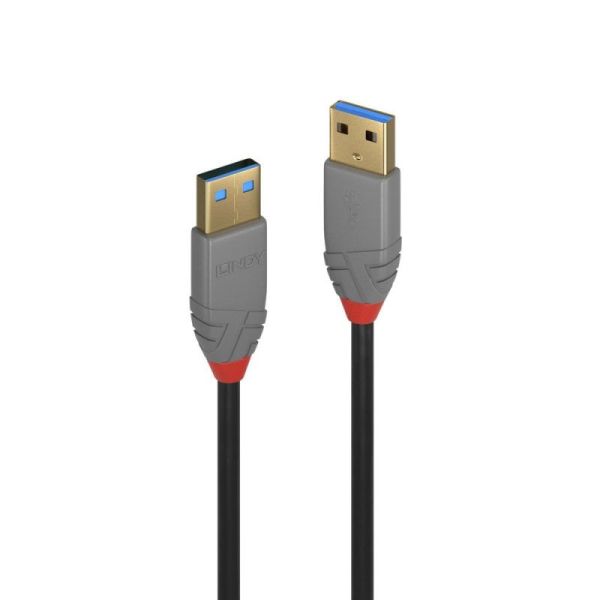 LINDY 3m USB3 A-A Cable Anthra Line