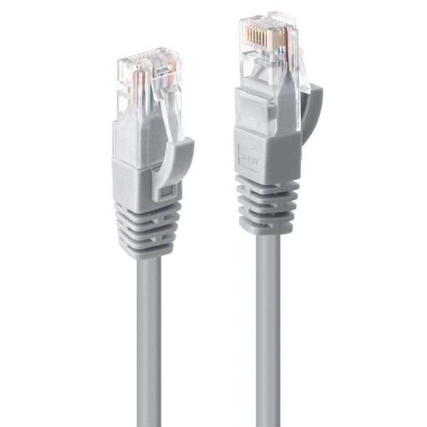 LINDY 0.3m CAT6 UTP Cable Grey