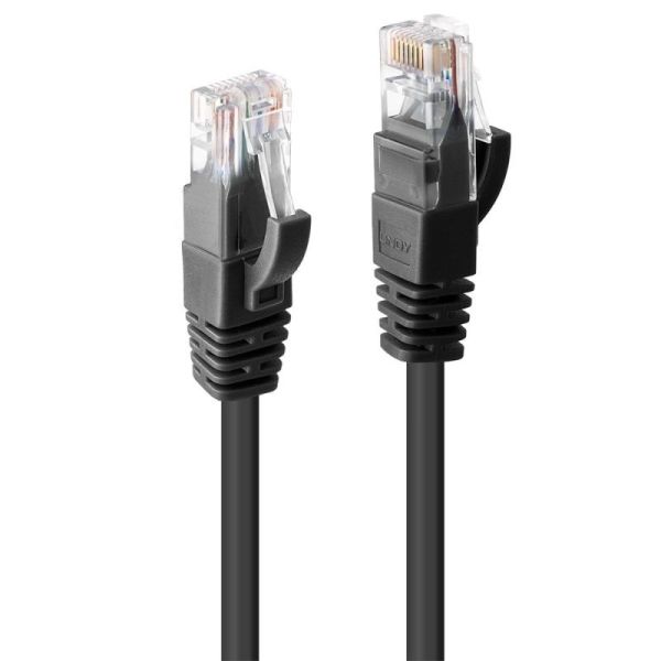 LINDY 1m CAT6 UTP Cable Black