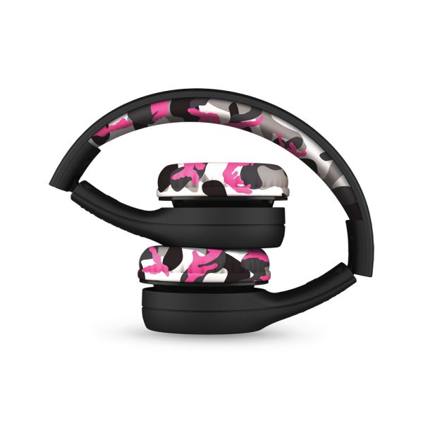 LILGADGET LilGadgets Connect+ Style Childrens Wired Headphones - Pink Camo