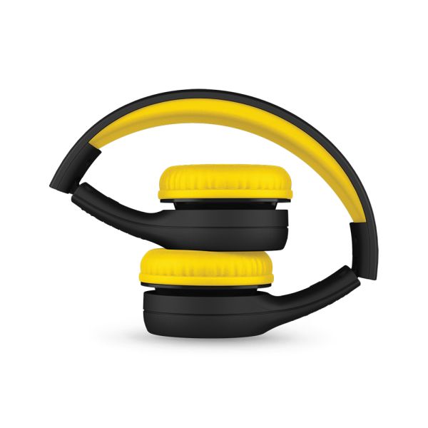 LILGADGET LilGadgets Connect+ Style Childrens Wired Headphones - Black + Yellow