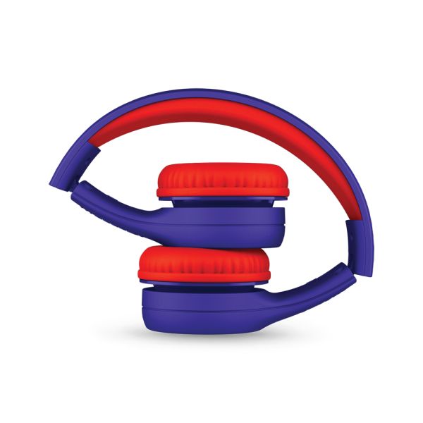 LILGADGET LilGadgets Connect+ Style Childrens Wired Headphones - Blue + Red