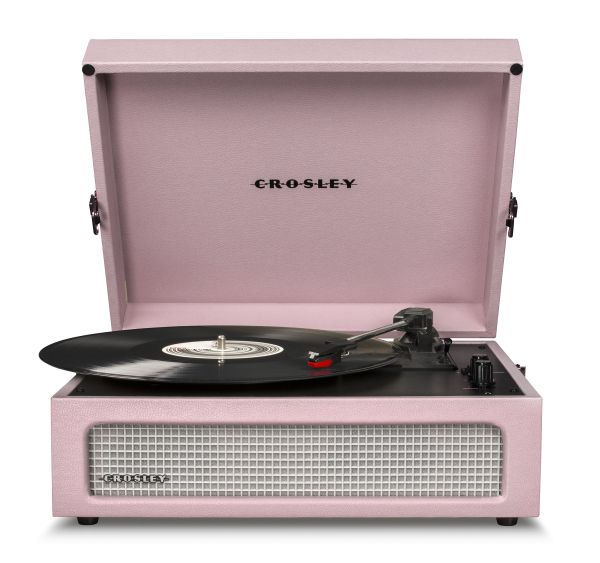 CROSLEY Crosley Voyager Amethyst - Bluetooth Portable Turntable  & Record Storage Crate