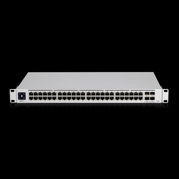 UBIQUITI UniFi 48 port Managed Gigabit Layer2 & Layer3 Switch - 48x Gigabit Ethernet Ports, 4x SFP+ Ports - Touch Display - GEN2