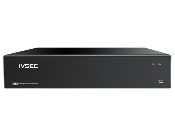 IVSEC IVSEC NR564XB NVR 64 CHANNELS 2 Ethernet PORTS 8 BAYS H265  2 4K HDMI