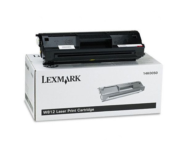 LEXMARK 14K0050 BLACK TONER YIELD 12000 PAGES FOR OPTRA W812