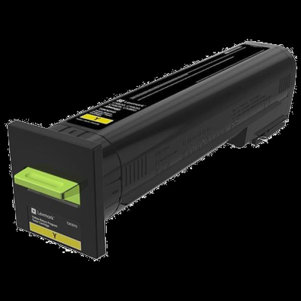 LEXMARK CS820/CX825/CX860 YELLOW RETURN PROGRAM TONER CART 8K