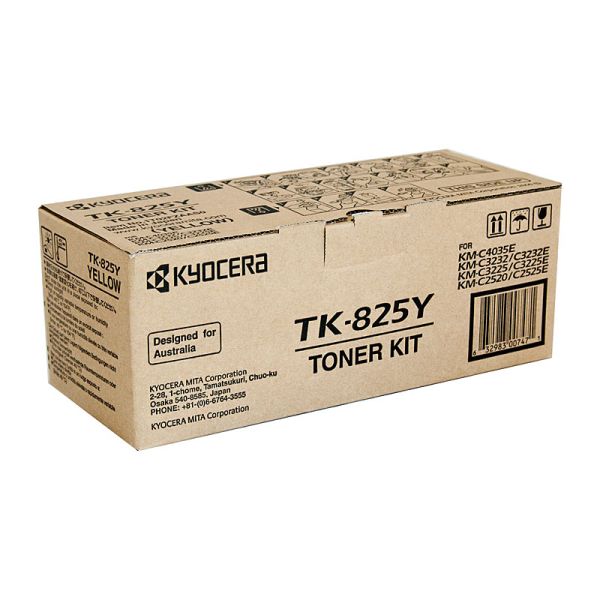 KYOCERA TK825 Yellow Toner