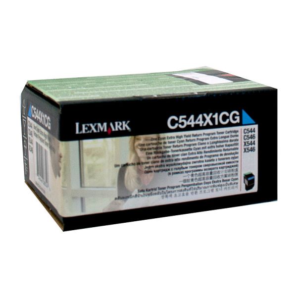 LEXMARK C544X1CG Cyan Toner