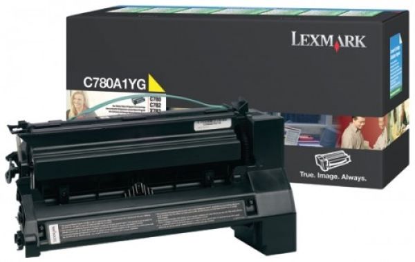 LEXMARK C780A1YG YELLOW PREBATETONER YIELD 6000 PAGES FOR C780