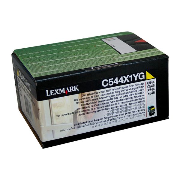 LEXMARK C544X1YG Yellow Toner