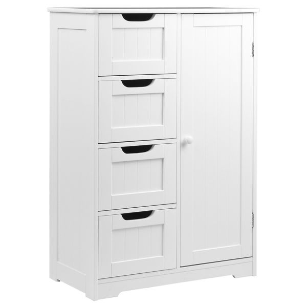 Artiss Bathroom Cabinet Storage Drawers White