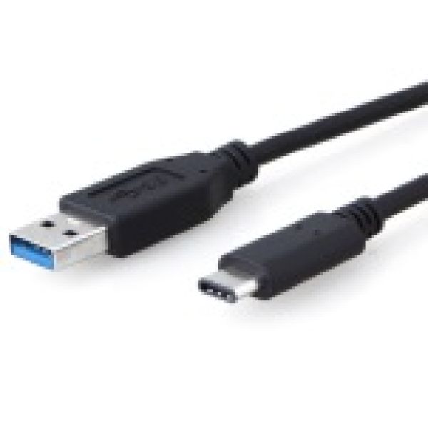 8WARE USB 3.1 Cable 1m Type-C to A Male to Male Black 10Gbps