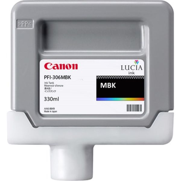 CANON PFI-306MBK LUCIA EX MATTE BLAC K INK FOR IPF8300IPF8300SIPF