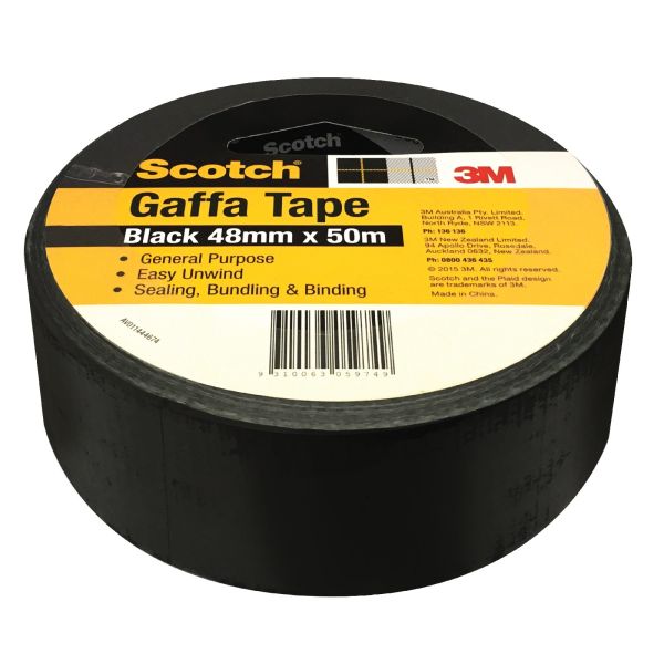 SCOTCH Gaffa Tape 933 Black 48mm