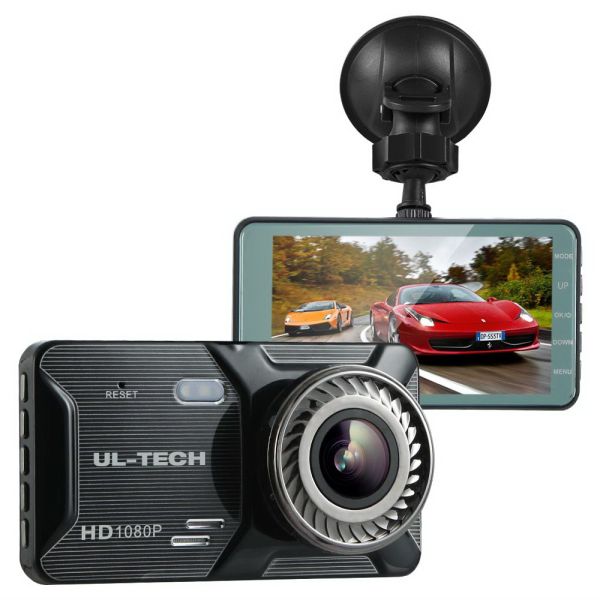 UL-tech 1080P 4 Dash Camera Dual Lens Car DVR Recorder Front Rear Night Vision
