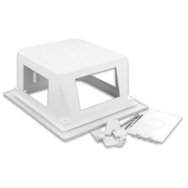 LEVITON NETWORK SOLUTIONS REB - RECESSED ENTERTAINMENT BOX - INCLUDES LOW PROFILE FRAME / COVER