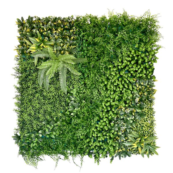 YES4HOMES 1 SQM Artificial Plant Wall Décor Grass Panels Vertical Garden Foliage Tile Fence 1X1M Green