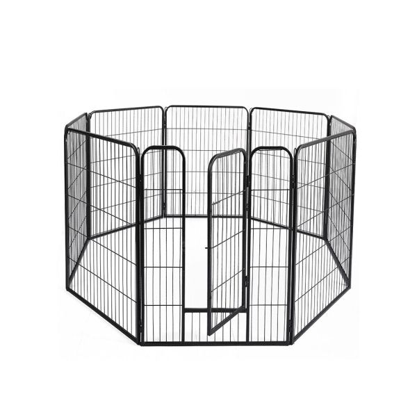 Pet Playpen 48" 8 Panel Dog Puppy Enclosure Cage Fence