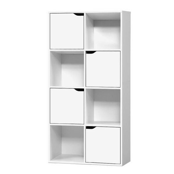Artiss Bookshelf 8 Cube Shlef - DANA White
