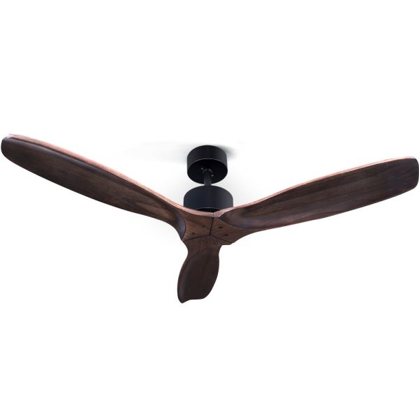 Devanti 52 Ceiling Fan With Remote Control Fans 3 Wooden Blades Timer 1300mm