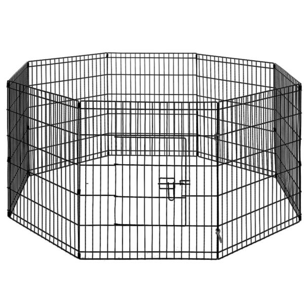 i.Pet 2x30 8 Panel Dog Playpen Pet Fence Exercise Cage Enclosure Play Pen