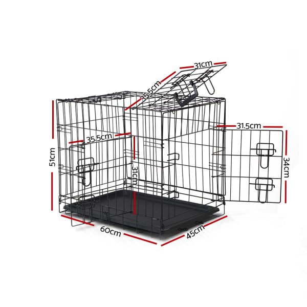 i.Pet 24 Dog Cage Crate Kennel 3 Doors