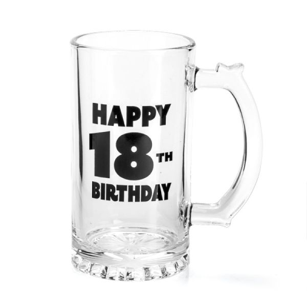 Happy 18th Birthday Beer Stein