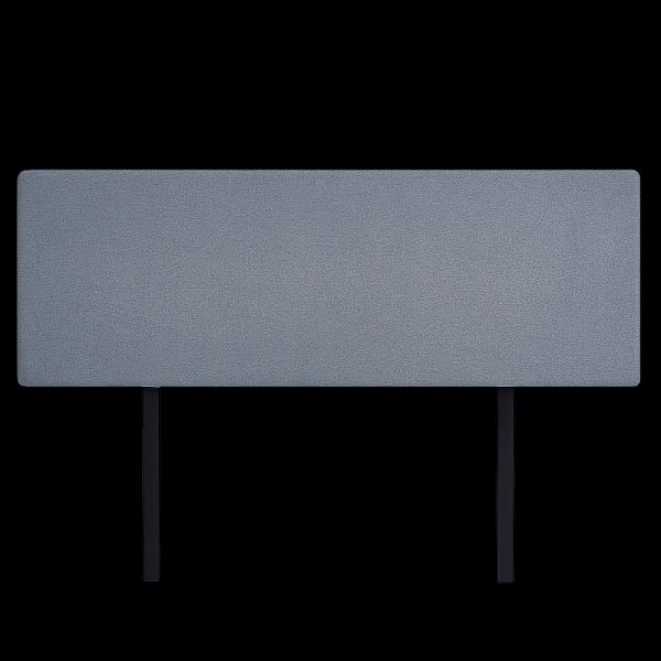 Linen Fabric King Bed Deluxe Headboard Bedhead - Berlin Blue