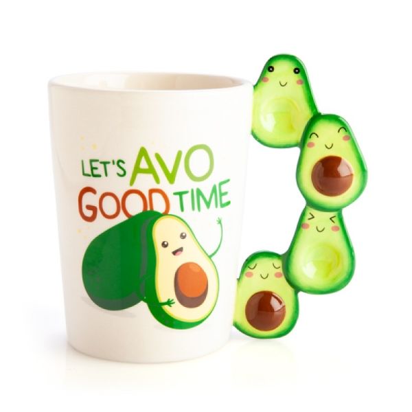 Avocado 3D Handle Mug