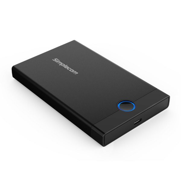 Simplecom SE229 Tool-free 2.5 SATA HDD SSD to USB-C Enclosure USB 3.2 Gen 2