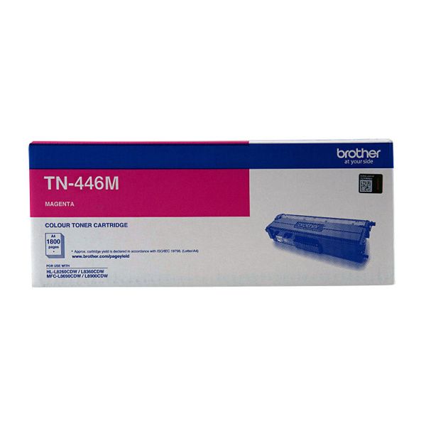 Brother TN-446M Colour Laser - Super High Yield Magenta - HL-L8360CDW, MFC-L8900CDW - 6,500 Pages