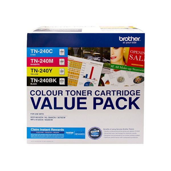 BROTHER TN240 Colour 4 Pack