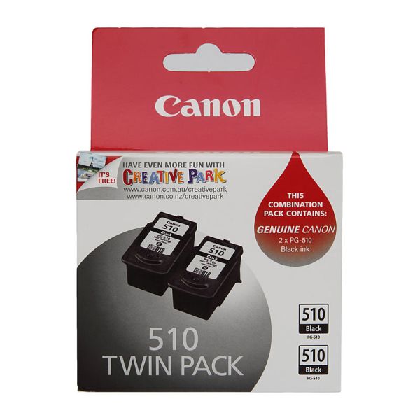 CANON PG510 Black Ink Twin Pack