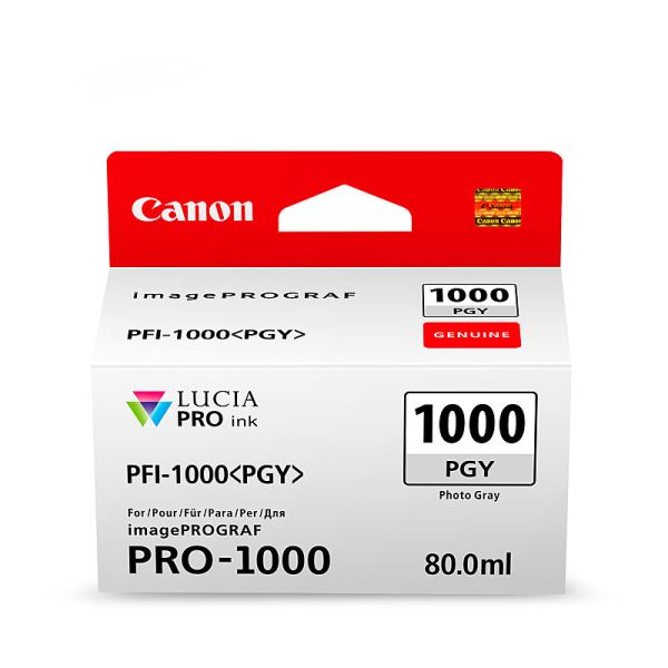 CANON PFI1000 Ph Grey Ink Cartridge