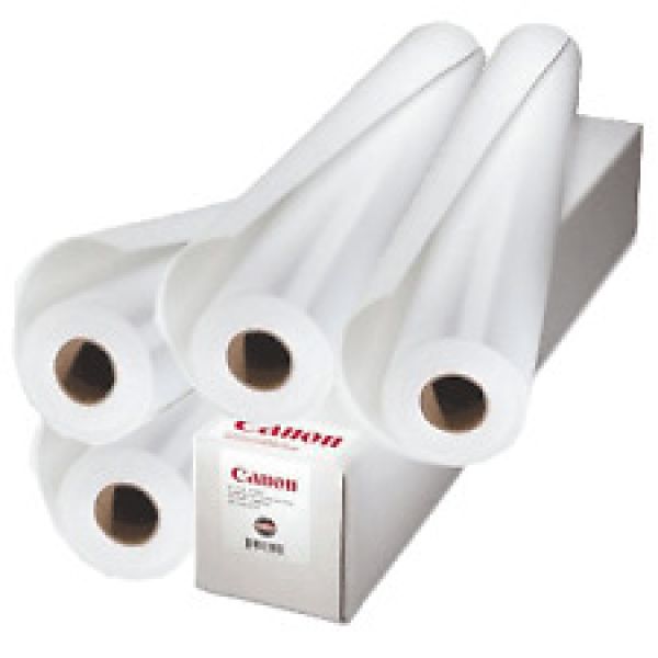 CANON A1 CANON BOND PAPER 80GSM 610MM X 50M BOX OF 4 ROLLS FOR 24 TECHNICAL PRINTERS