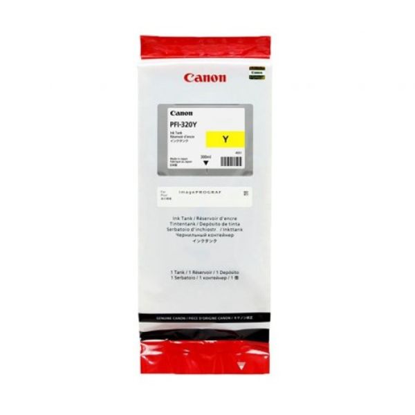 CANON PFI-320Y YELLOW INK FOR TM RANGE - 300ML