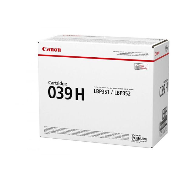 CANON Cartridge039II Black HY Toner