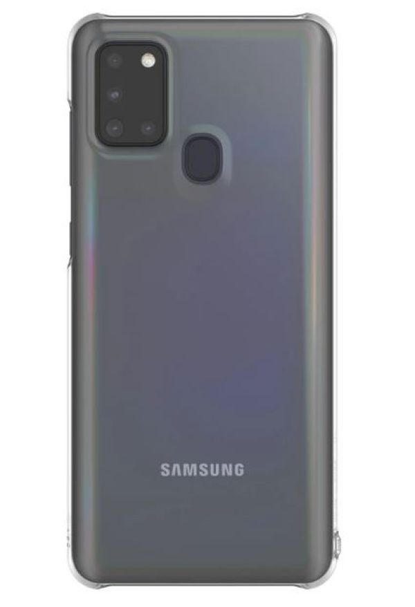 SAMSUNG A21S PREMIUM HARD BACK CASE TRANSPARENT