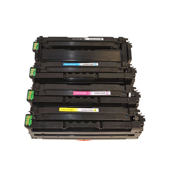 CLT-506L Premium Generic Remanufactured Toner Cartridge Set 4 cartridges