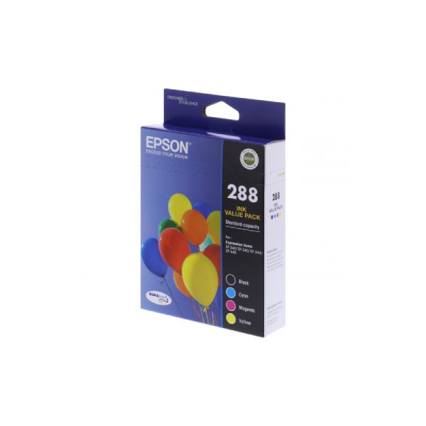 EPSON 288 CMYK Colour Pack