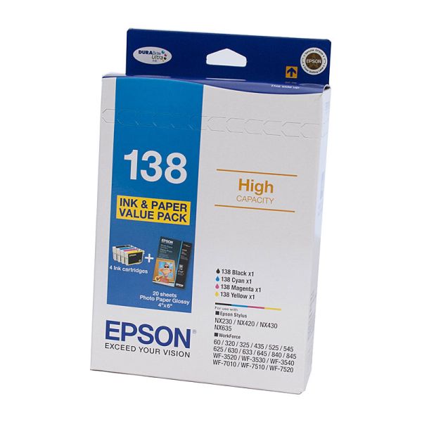 EPSON 138 Ink Bundle Pack