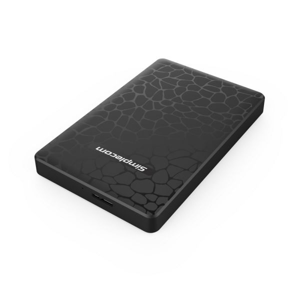 Simplecom SE101 Compact Tool-Free 2.5 SATA to USB 3.0 HDD/SSD Enclosure Black