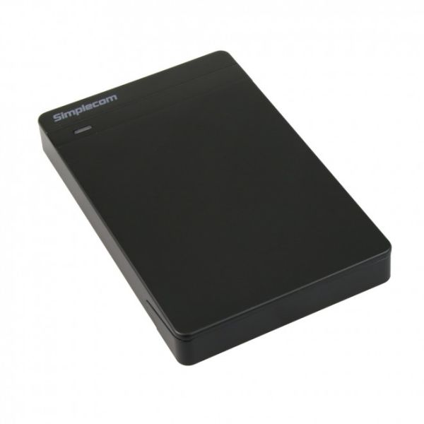 Simplecom SE203 Tool Free 2.5 SATA HDD SSD to USB 3.0 Hard Drive Enclosure Black