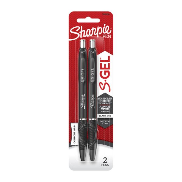 SHARPIE RetrPen 0.7 BlackPack 2 Box of 6