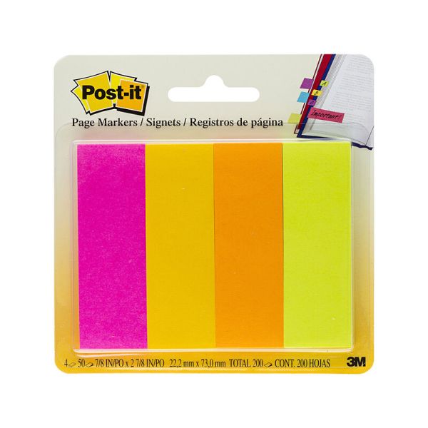 POST-IT Pg Mrkr 671-4AF Pack of 200 Bx6