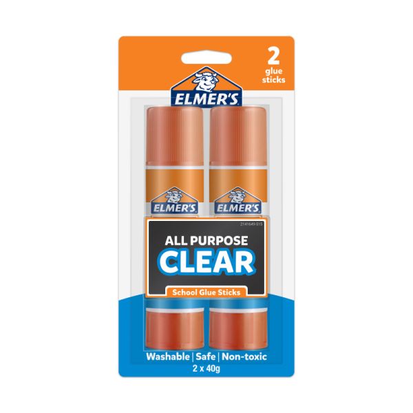 ELMERS School Glue Sticky 40G Pack of 2 Box of 6